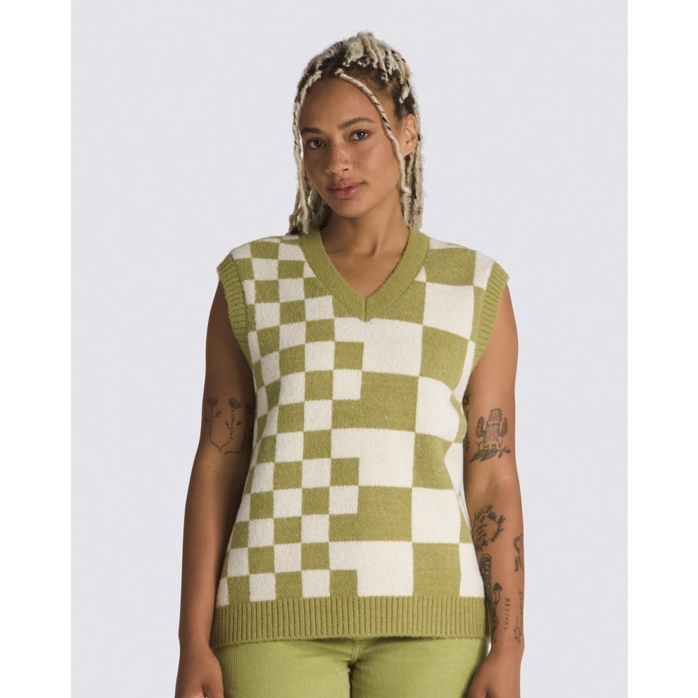 Women’s Vans Checkered Sweater Vest